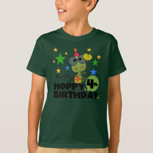 Hoppy Frog 4th Birthday T-shirts en geschenken