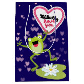Hoppy Frog TOADally Love You Valentijn Medium Cadeauzakje (Voorkant)