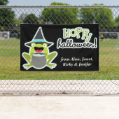 Hoppy Halloween Frog Personalized Spandoek (Insitu)