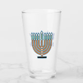 Hoppy Hanukkah Glas (Achterkant)