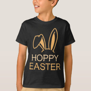 Hoppy Hare Khaki Kinder Paas T-shirt