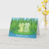 Hoppy Jubileum Kaart (Gele Bloem)