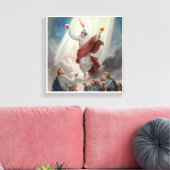 Hoppy Paasmeme Canvas Wandkunst Afdruk (Insitu (Woonkamer))