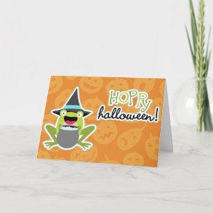 Hoppy Pad van Halloween Kaart