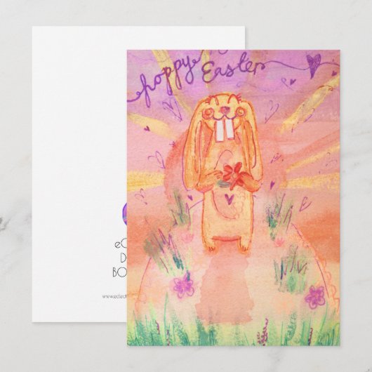 Hoppy Pasen! (Voorkant / Achterkant)