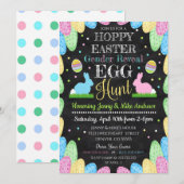 Hoppy Pasen Geslacht Onthullen Party Uitnodiging (Voorkant / Achterkant)