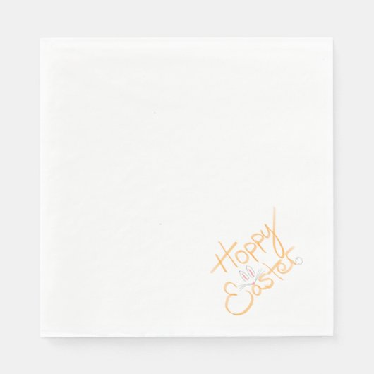 Hoppy Pasen! Servet (Voorkant)