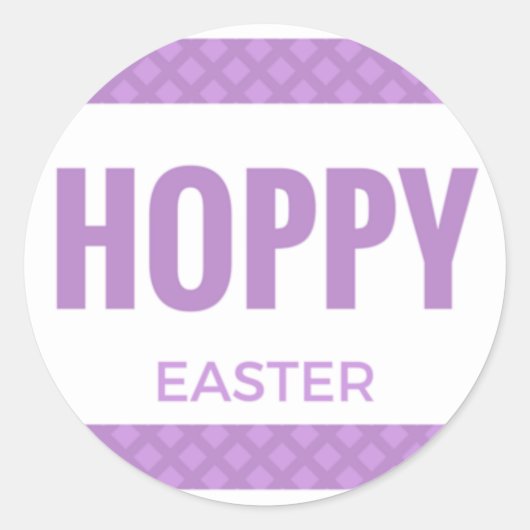 Hoppy Pasen Stickers (Voorkant)