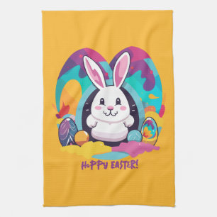 Hoppy Pasen! Theedoek
