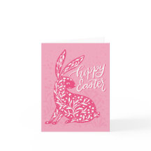 Hoppy Pasen van een schattige bunny