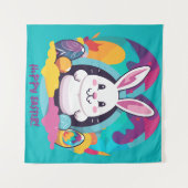 Hoppy Pasen! Wandkleed (Voorkant (horizontaal))