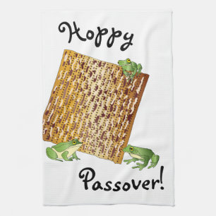 Hoppy Passover Kitchen Towels Theedoek