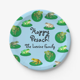 Hoppy Pesach. Borden voor gepersonaliseerd papier Papieren Bordje