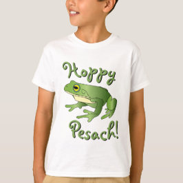 Hoppy Pesach - Kikker - Kinder T-shirt