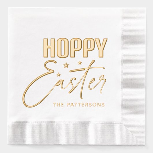 Hoppy Script de calligraphie de Pâques Nom personn (Recto)