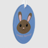 Hoppy Spring Bunny Ornament (voorkant)