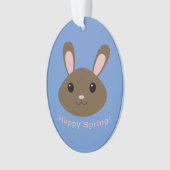 Hoppy Spring Bunny Ornament (voorkant)