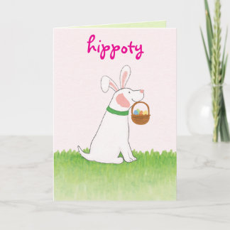 Hoppy Tails & Easter Trails Funny Goodog Feestdagen Kaart