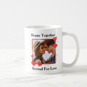 Hoppy Together gebrouwen voor liefde paar foto Koffiemok