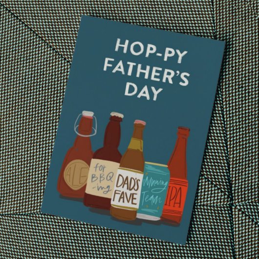 Hoppy Vaderdag kaart