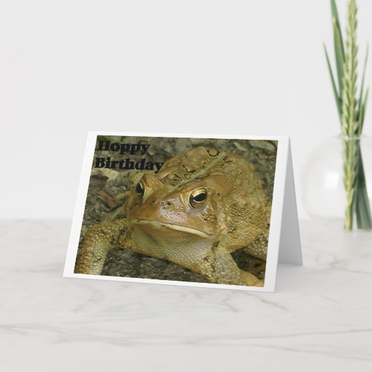 Hoppy Verjaardag Kaart (Voorkant)