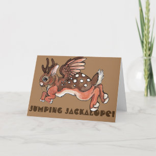 Hoppy Verjaardag van Jackalope! Kaart
