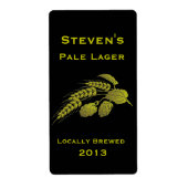 Hops Design Home-Brew Label (Voorkant)