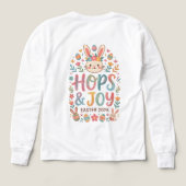 Hops & Joy Easter Shirt for Kids (Achterkant)