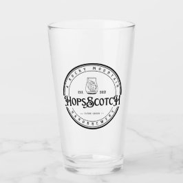 Hops Scotch Pint Glass Glas