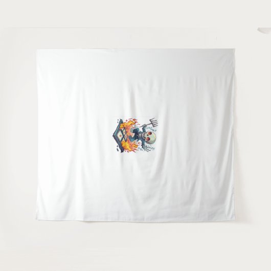 Hopscotch from Hell beroemd gemaakt door Funny Dem Wandkleed (Voorkant (horizontaal))