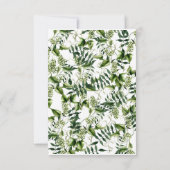 Hopvine Wedding Invitation Receptie Details Kaart (Achterkant)