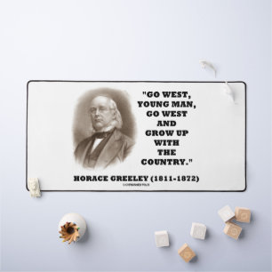 Horace Greeley Allez Ouest Jeune Homme Allez Ouest