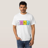 Horace periodiek table name shirt (Voorkant volledig)