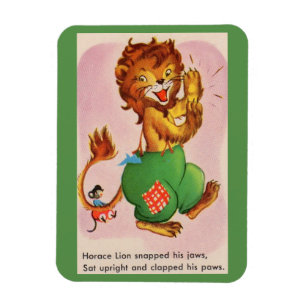 Horace the Lion en vriend Magneet