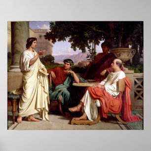 Horace, Virgil en Varius Poster