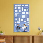 HORAH CHAIR Wedding Sign-In Guest Memory Board Canvas Afdruk (Insitu (Woonkamer))