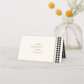 Horaire Checkerboard Repas Choix Place Cartes (Dos)