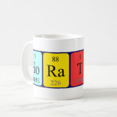 Horatio tasse de nom de table périodique (Devant gauche)