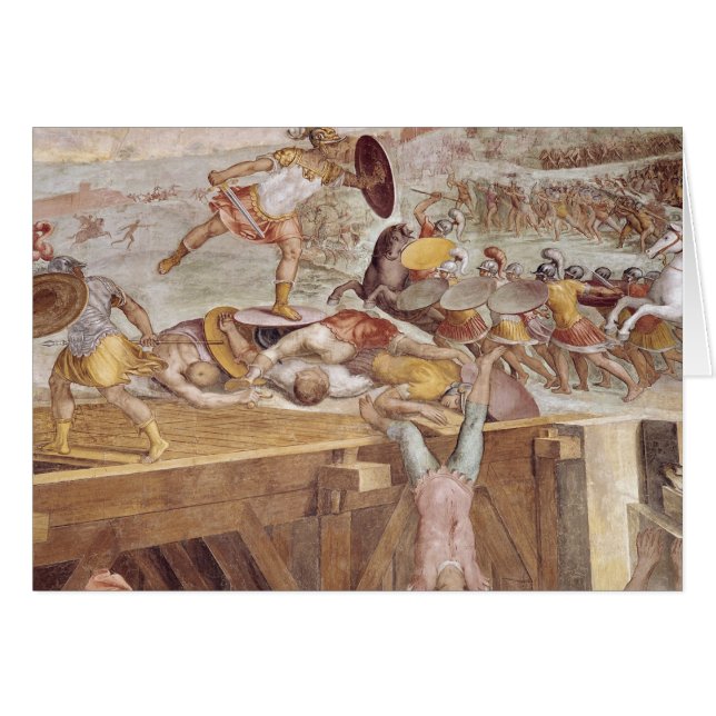 Horatius Cocles sur le pont de Sublician (Devant horizontal)