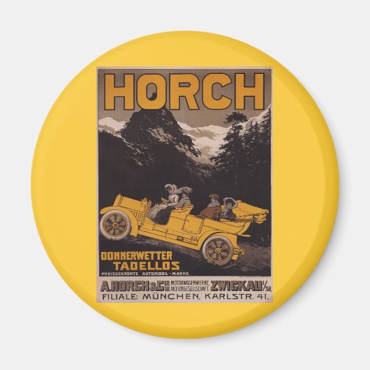 HORCH Automobile Magneet (Voorkant)