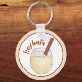Horchata Orxata Mexicaanse Drink Beverage Sleutelhanger (Voorkant)
