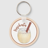 Horchata Orxata Mexicaanse Drink Beverage Sleutelhanger (Achterkant)