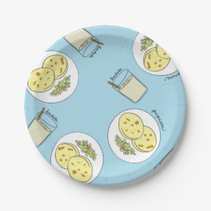 Horchata y Pupusas Paper Borden Papieren Bordje