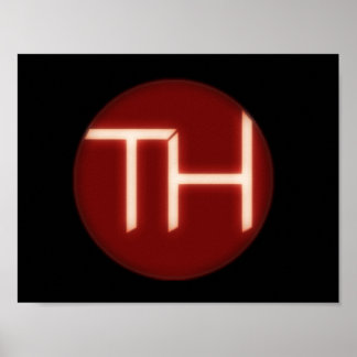 Horde bij nachtelijk poster