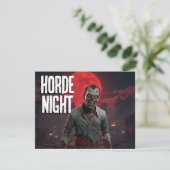 Horde Night Party Kaart (Staand voorkant)