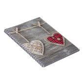 Horen over een Wooden Table Notitieboek (Rechterzijde)