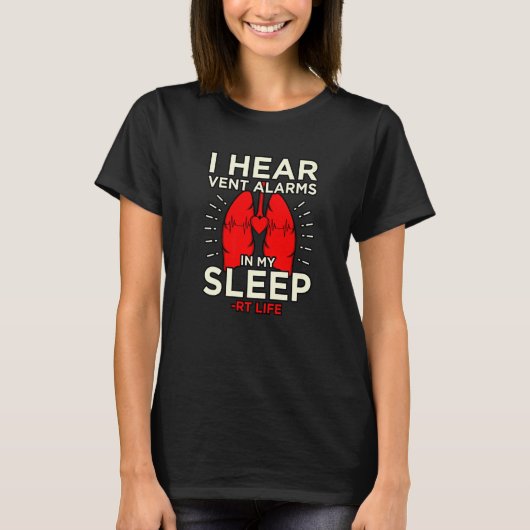 Horen Vent Alarm Asthma Bewustheid Maand Gray Ribb T-shirt (Voorkant)