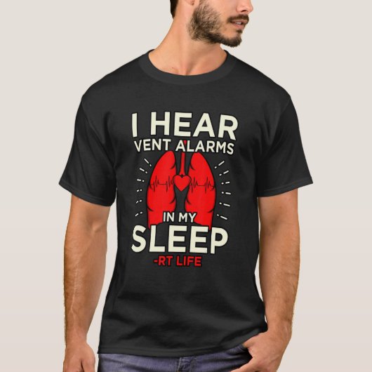 Horen Vent Alarm Asthma Bewustheid Maand Gray Ribb T-shirt (Voorkant)