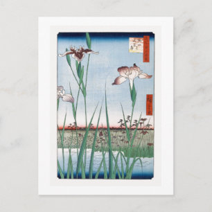 Horikiri Iris Garden Hiroshige Briefkaart
