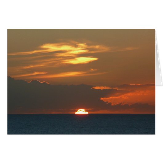 Horizon Coucher de soleil Colorful Seascape Photog (Devant horizontal)